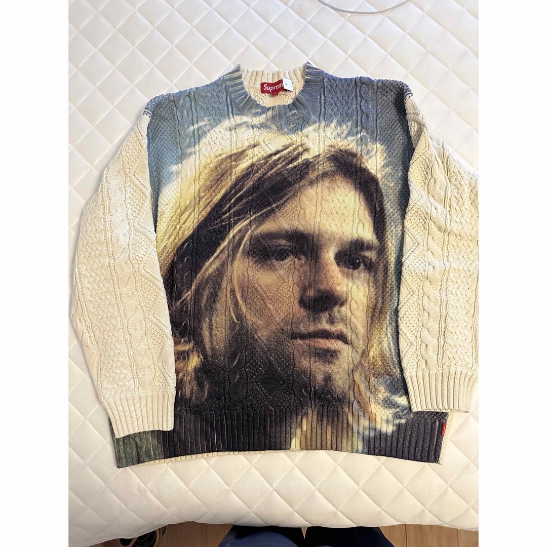 【 White L 】 Kurt Cobain Sweater カートコバーン