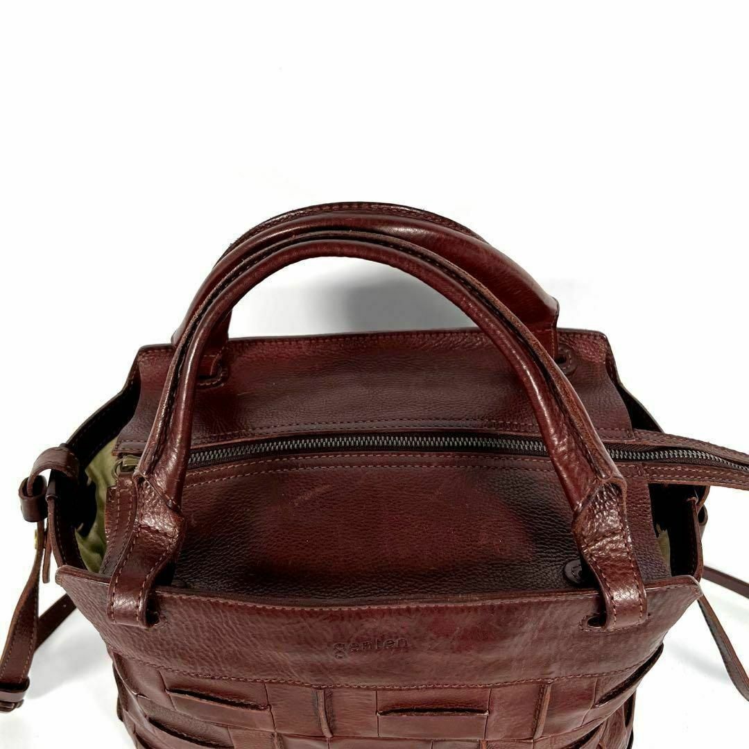 極美品 ゲンテン マトォーネ 2way ショルダーバッグ トートバッグ 希少
