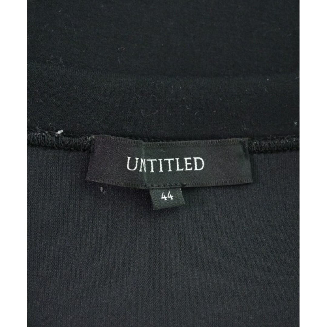 UNTITLED(アンタイトル)のUNTITLED アンタイトル スウェット 44(XL位) 黒 【古着】【中古】 レディースのトップス(トレーナー/スウェット)の商品写真