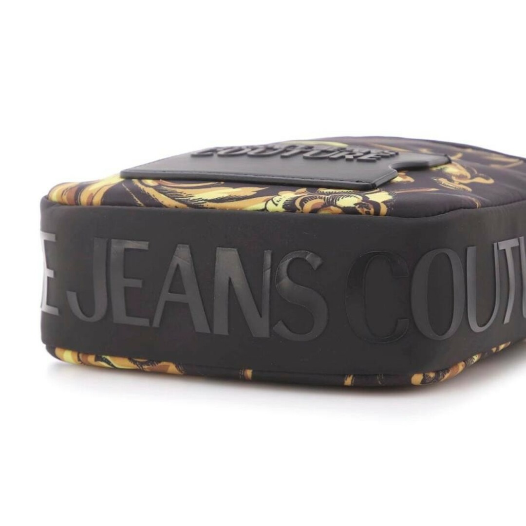 VERSACE JEANS COUTURE ボディバッグ バロック ブラック メンズのバッグ(ボディーバッグ)の商品写真