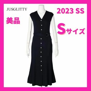 ジャスグリッティー(JUSGLITTY)の美品 ★2023SS★ マーメイドリブワンピース JUSGLITTI(ロングワンピース/マキシワンピース)