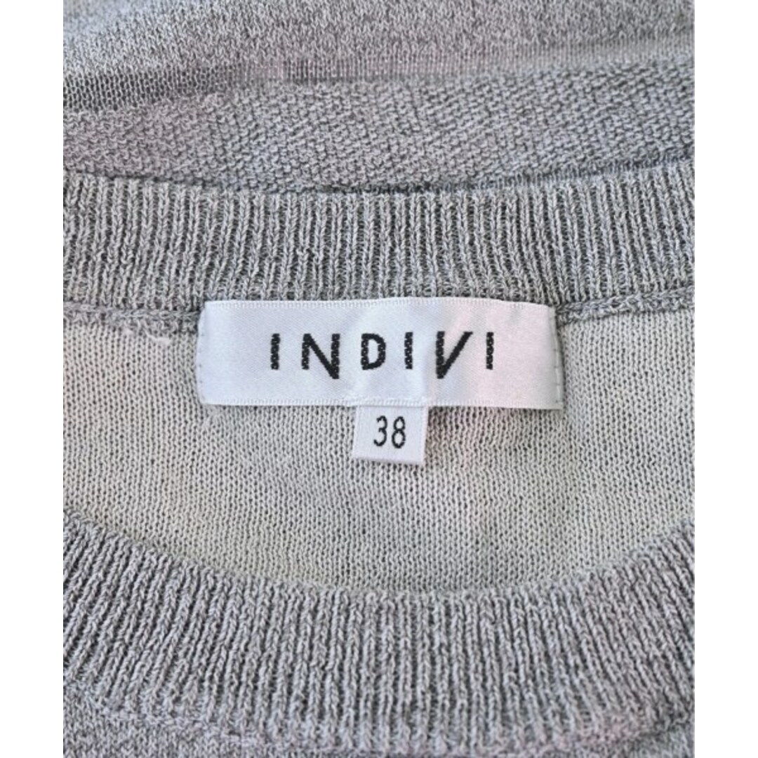 INDIVI インディヴィ ニット・セーター 38(M位) グレー