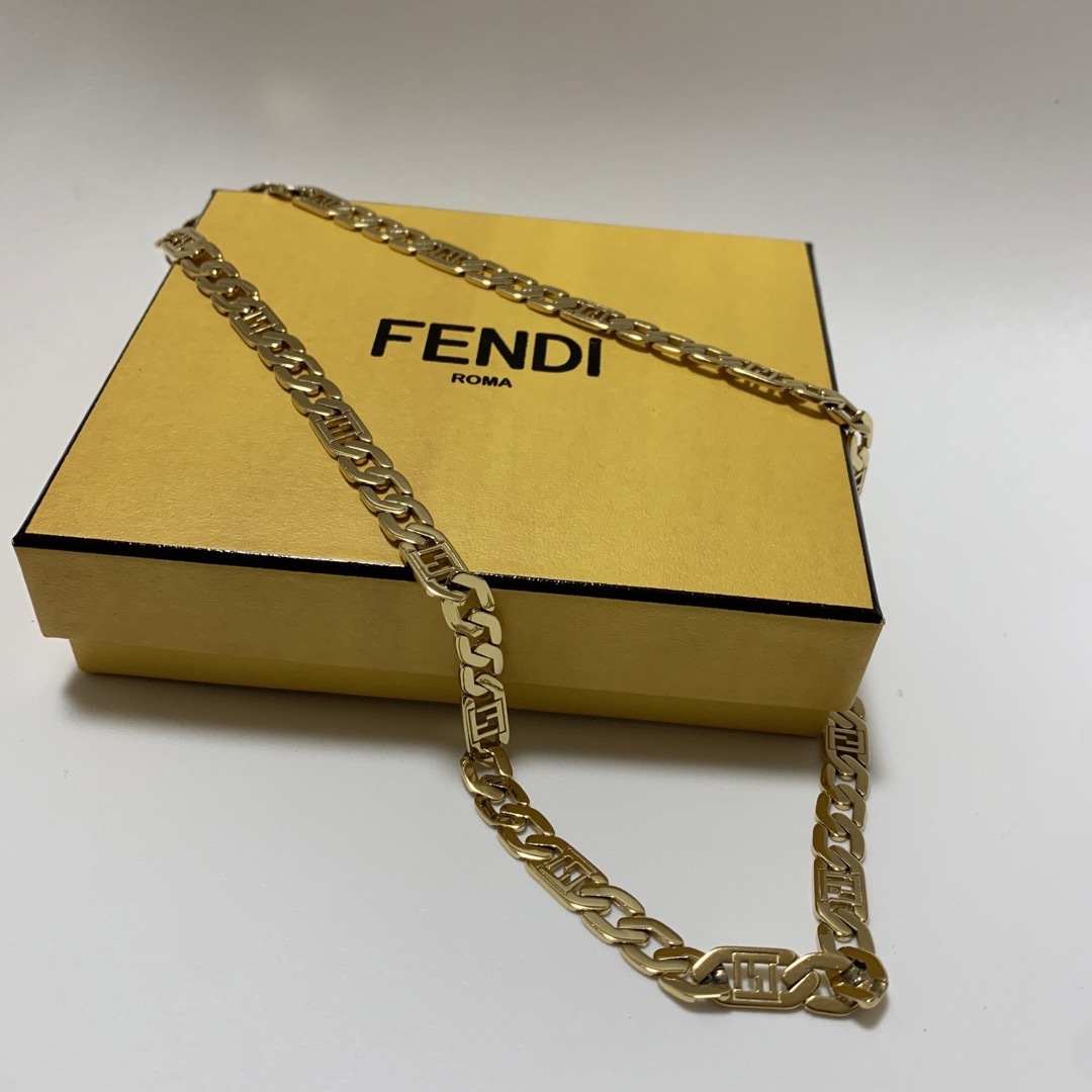 FENDI - FENDI チェーンネックレス ゴールドの通販 by れん's shop