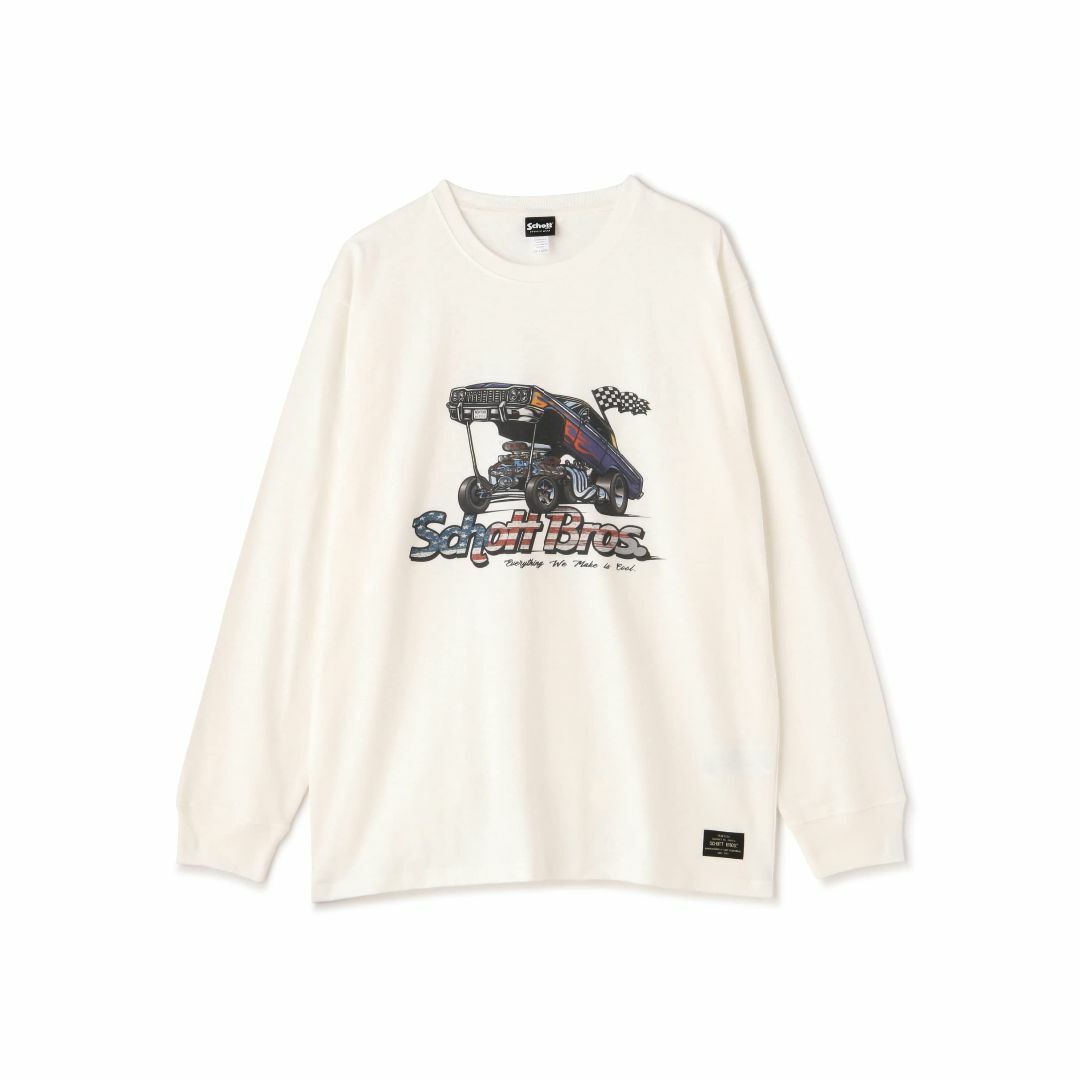 Schott NYC ショット CUSTOM CAR LS T-SHIRTホット