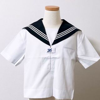 ＊お値下げ中＊新品未使用 セーラー服 半袖 160B相当 綿混(その他)