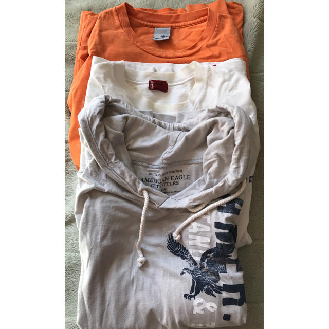 American Eagle(アメリカンイーグル)の👕ビンテージアメリカンイーグルリーバイスSTUSSY ロンTパーカー等 メンズのトップス(Tシャツ/カットソー(七分/長袖))の商品写真