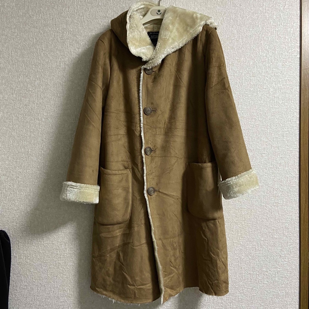 w closet(ダブルクローゼット)のダブルクローゼット ムートンコート コート w closet レディースのジャケット/アウター(ムートンコート)の商品写真