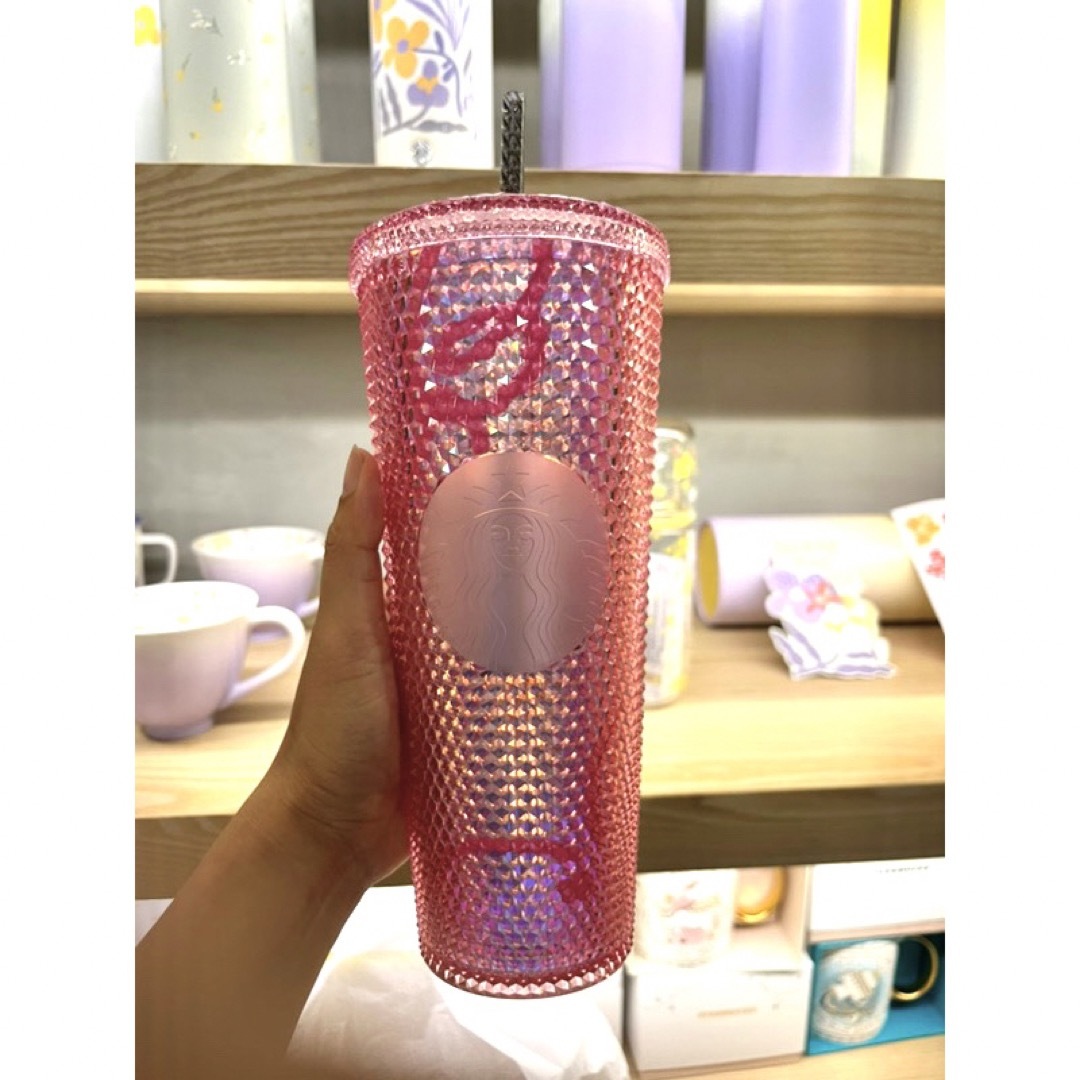 スターバックス スタッズタンブラー710ml BLACKPINK