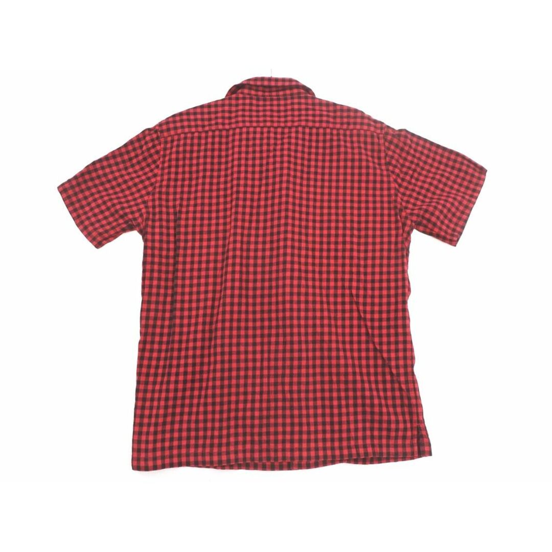 BEAMS(ビームス)のビームスハート ギンガムチェック 刺繍 シャツ sizeS/赤ｘ黒 ■◆ メンズ メンズのトップス(シャツ)の商品写真