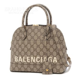 グッチ(Gucci)のグッチ バレンシアガコラボ ザハッカー ヴィル 2Wayバッグ ベージュ 681(ハンドバッグ)