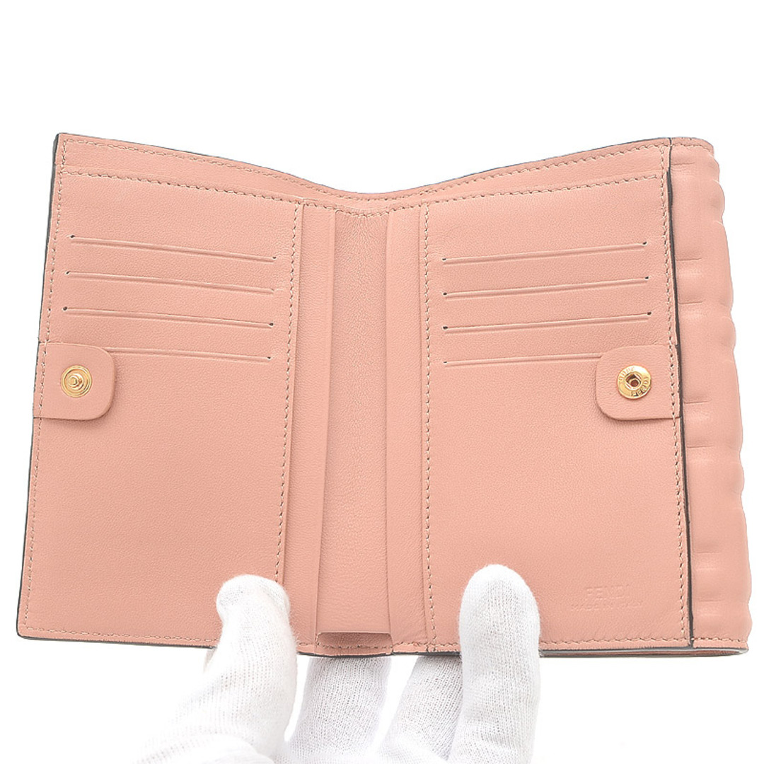 フェンディ 財布 メンズ FF ナッパレザー エンボス ミディアム 【完売