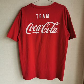 ビームス(BEAMS)のビームス×コカコーラコラボTシャツ　赤　メンズ(Tシャツ/カットソー(半袖/袖なし))