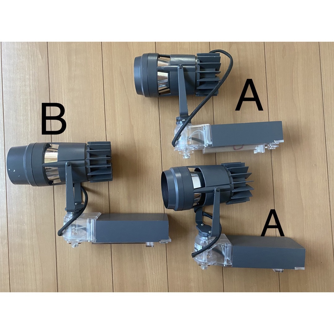 modulex モデュレックス　スポットライトLED 店舗証明　３つセット インテリア/住まい/日用品のライト/照明/LED(天井照明)の商品写真