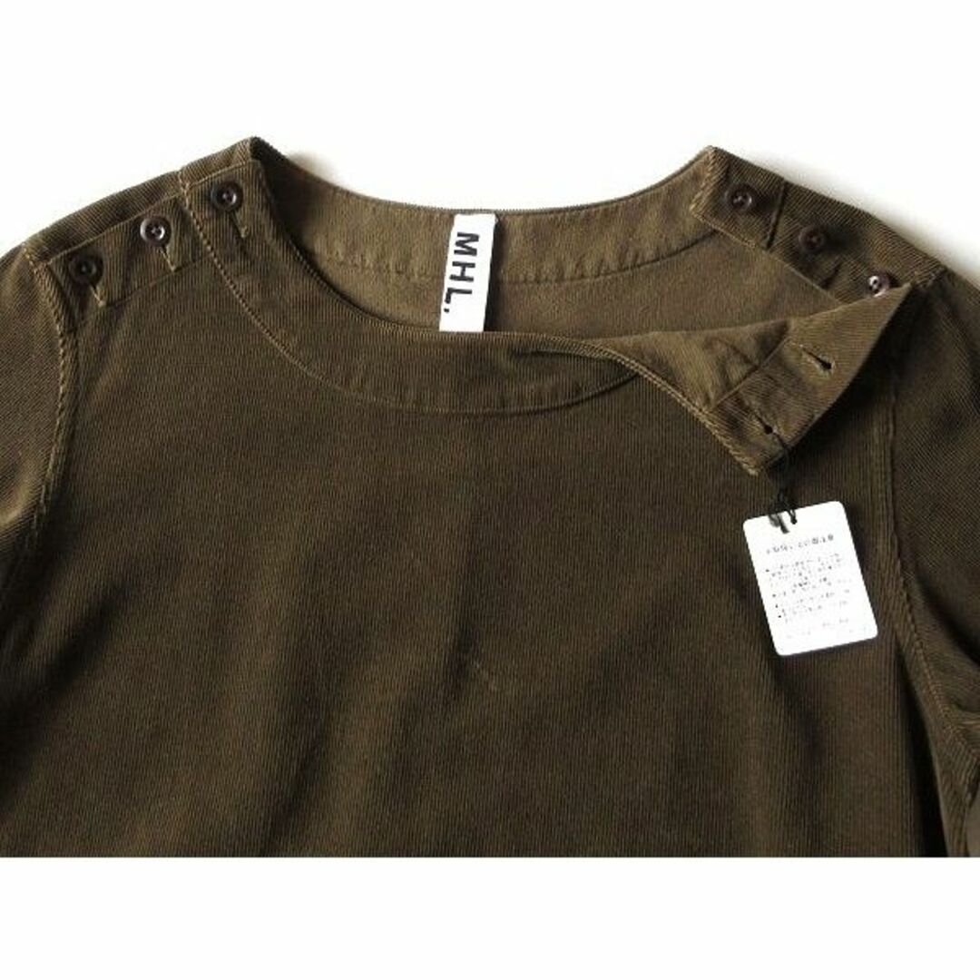 MHL.(エムエイチエル)の新品 MHL. GARMENT DYE CORDUROY ワンピース 2 レディースのワンピース(その他)の商品写真