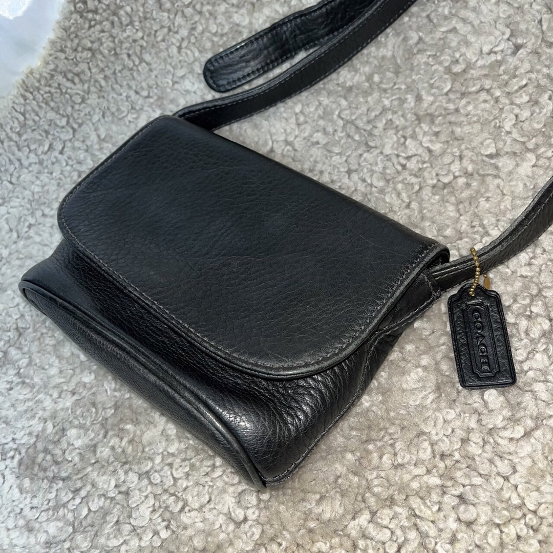 COACH - 極美品 COACH コーチ ショルダーバッグ ブラック 肩掛け ...