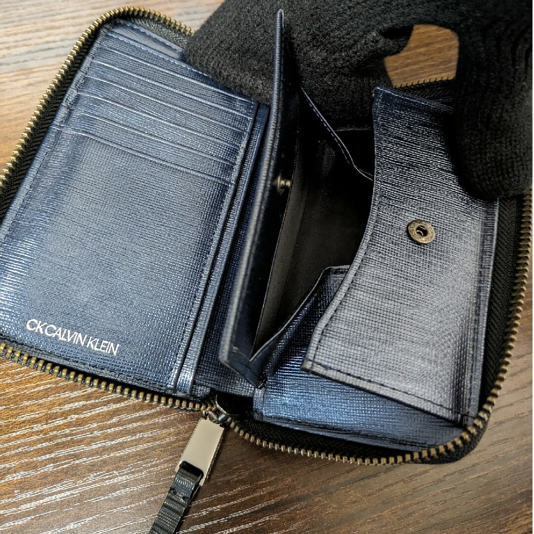 Calvin Klein(カルバンクライン)のカルバンクライン 二つ折り財布 メンズのファッション小物(折り財布)の商品写真