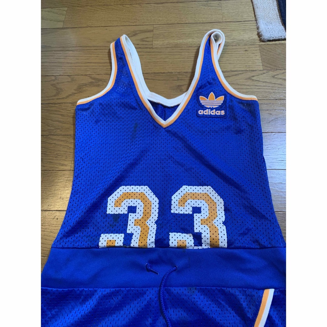 Originals（adidas）(オリジナルス)の③ adidas ワンピース Knicks ニックス メッシュ ナンバリング レディースのワンピース(ひざ丈ワンピース)の商品写真