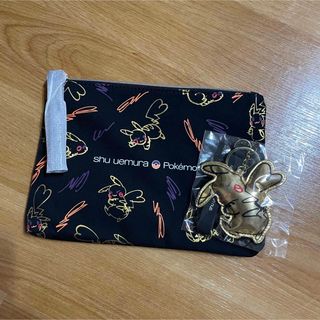 シュウウエムラ ポケモン コラボ ポーチ キーチャーム ピカチュウ