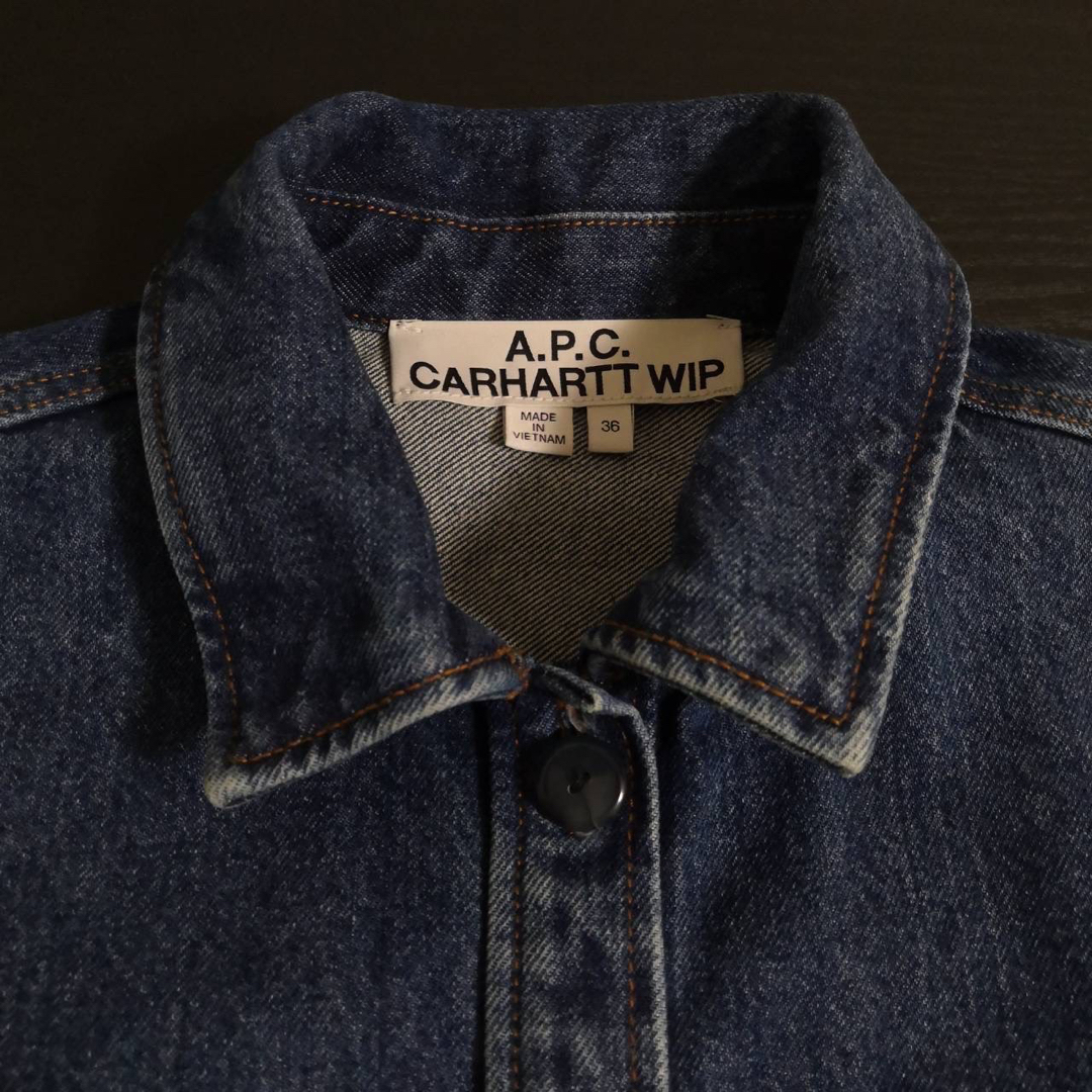 A.P.C アーペーセー　デニムワンピース　レッドデニム