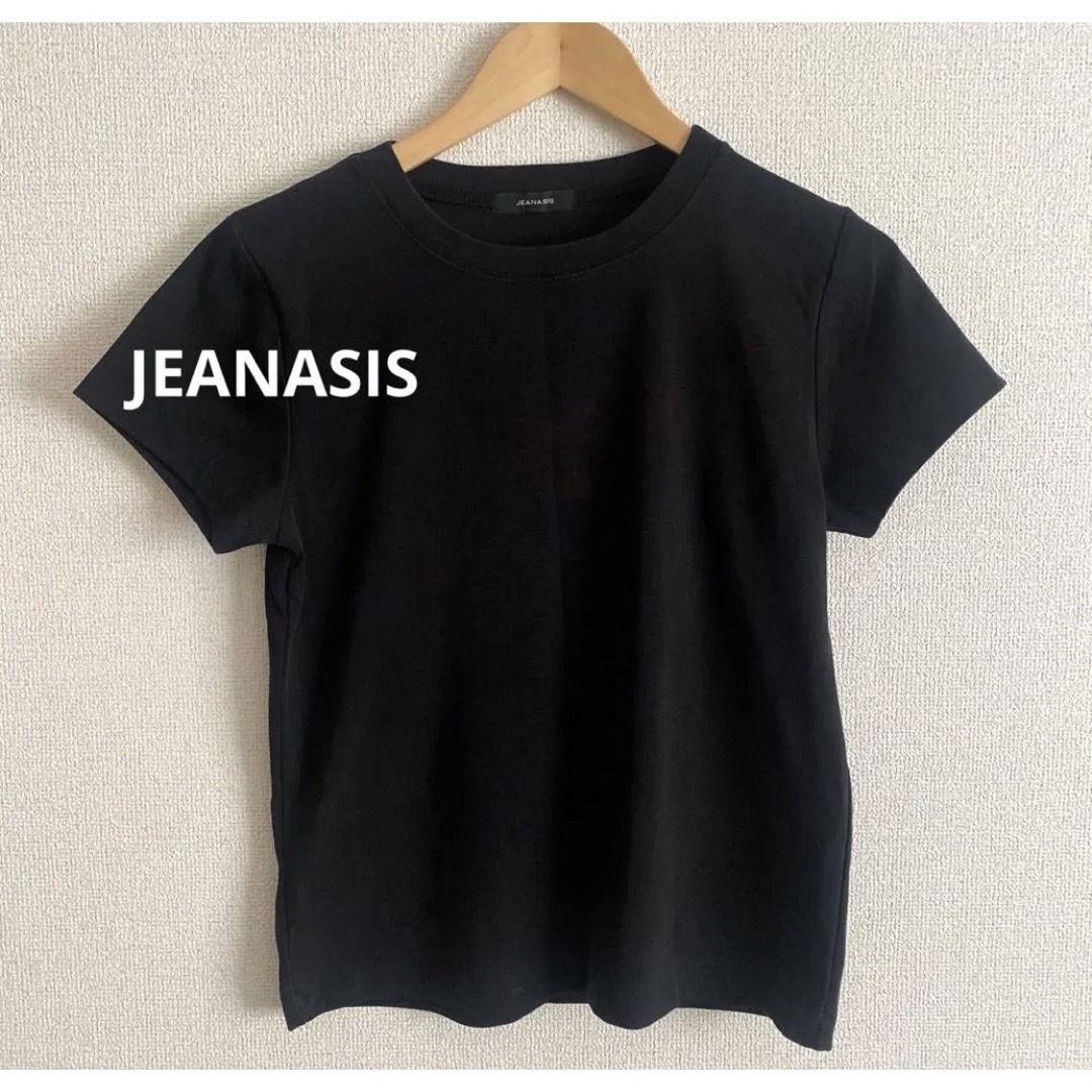 JEANASIS(ジーナシス)のJEANASIS  半袖Tシャツ BLACK BASIC レディースのトップス(Tシャツ(半袖/袖なし))の商品写真