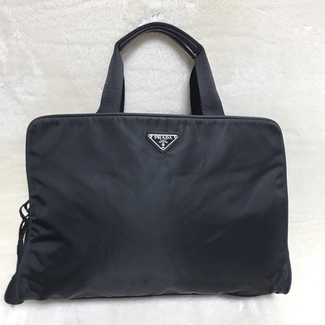 美品 PRADA プラダ カデナ ビジネスバッグ トートバッグ ハンドバッグ 1