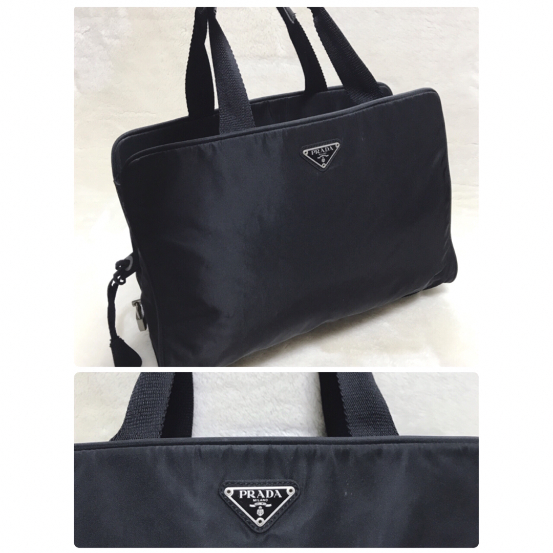 美品 PRADA プラダ カデナ ビジネスバッグ トートバッグ ハンドバッグ 5