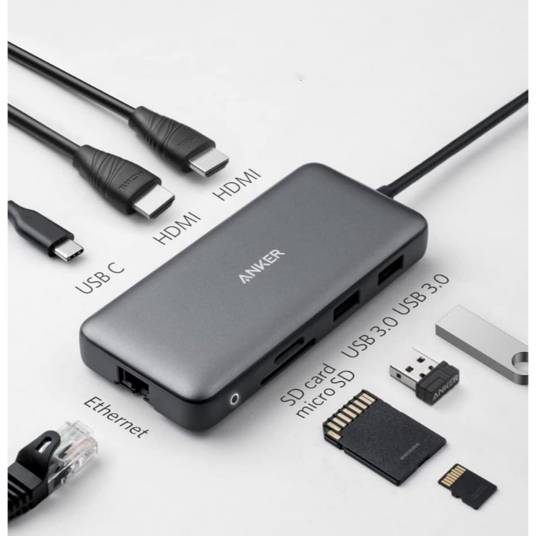 ANKER アンカー POWEREXPAND 8-IN-1 USB-C