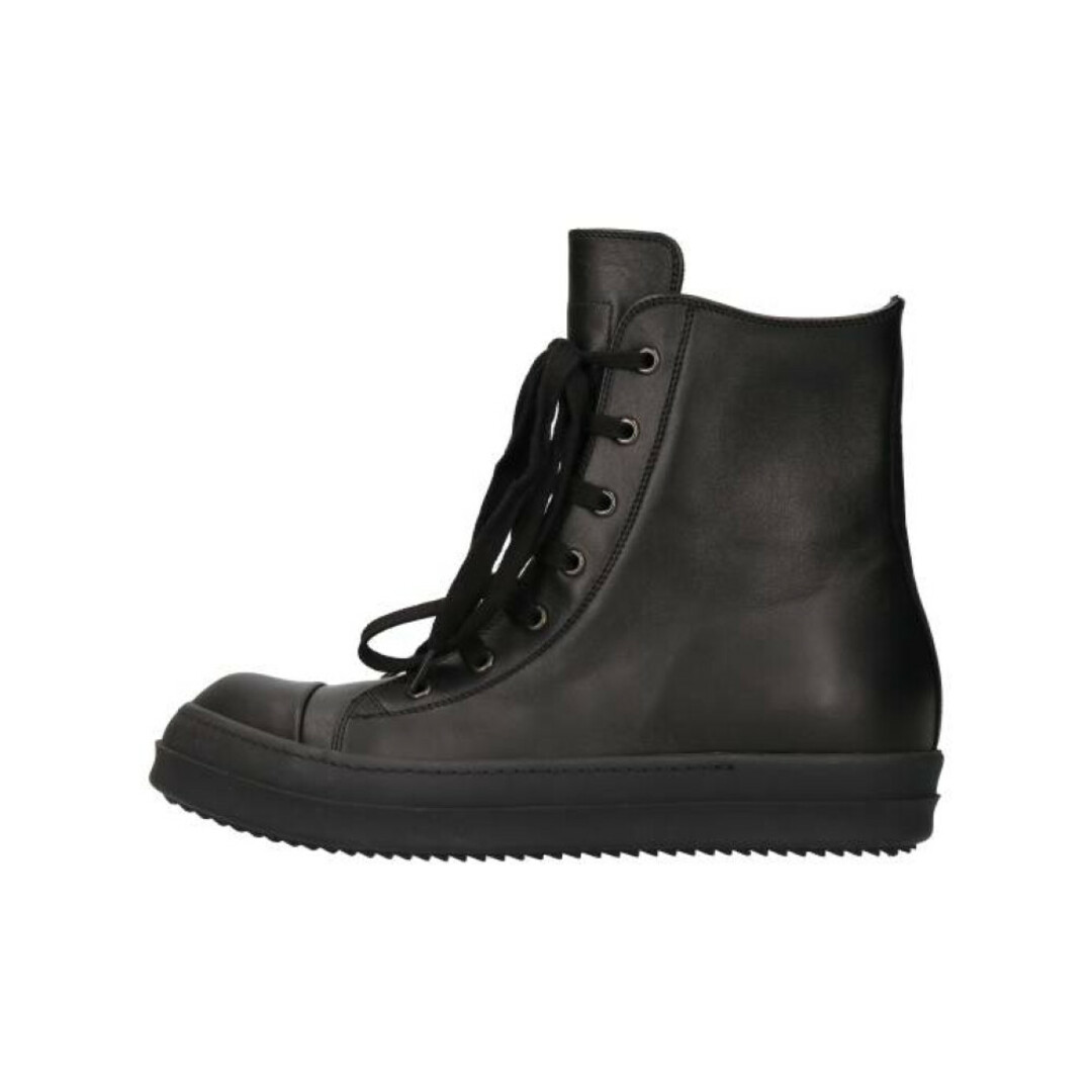 Rick Owens リックオウエンス 20SS RAMONES SNEAKERS ラモーンズハイカットスニーカー 41 ブラック RU20S7890-LPO