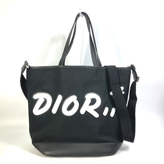 Dior HOMME ディオールオム 18AW トライバル ショルダー バッグ ハンドバッグ ホワイト/ブラック 23‐BO‐0158