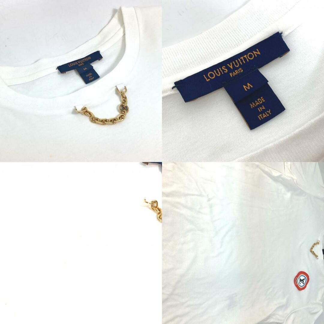 LOUIS VUITTON(ルイヴィトン)のルイヴィトン LOUIS VUITTON レインボーパッチ ワッペン アパレル トップス  半袖Ｔシャツ コットン ホワイト レディースのトップス(Tシャツ(半袖/袖なし))の商品写真