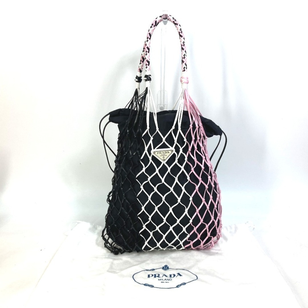 PRADA - プラダ PRADA RETE TESSUTO 1BC072 巾着 ハンドバッグ