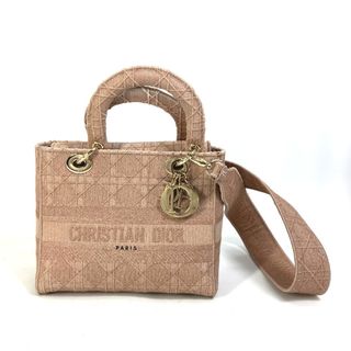 <br>Christian Dior クリスチャンディオール/レディディオールLady D Liteミディアムキャンバスベージュ/M0565OREY M919/ブランドバック/Aランク/92