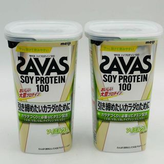 ザバス(SAVAS)の明治 SAVAS ザバス ソイプロテイン100 ソイミルク風味 224g×2個(プロテイン)