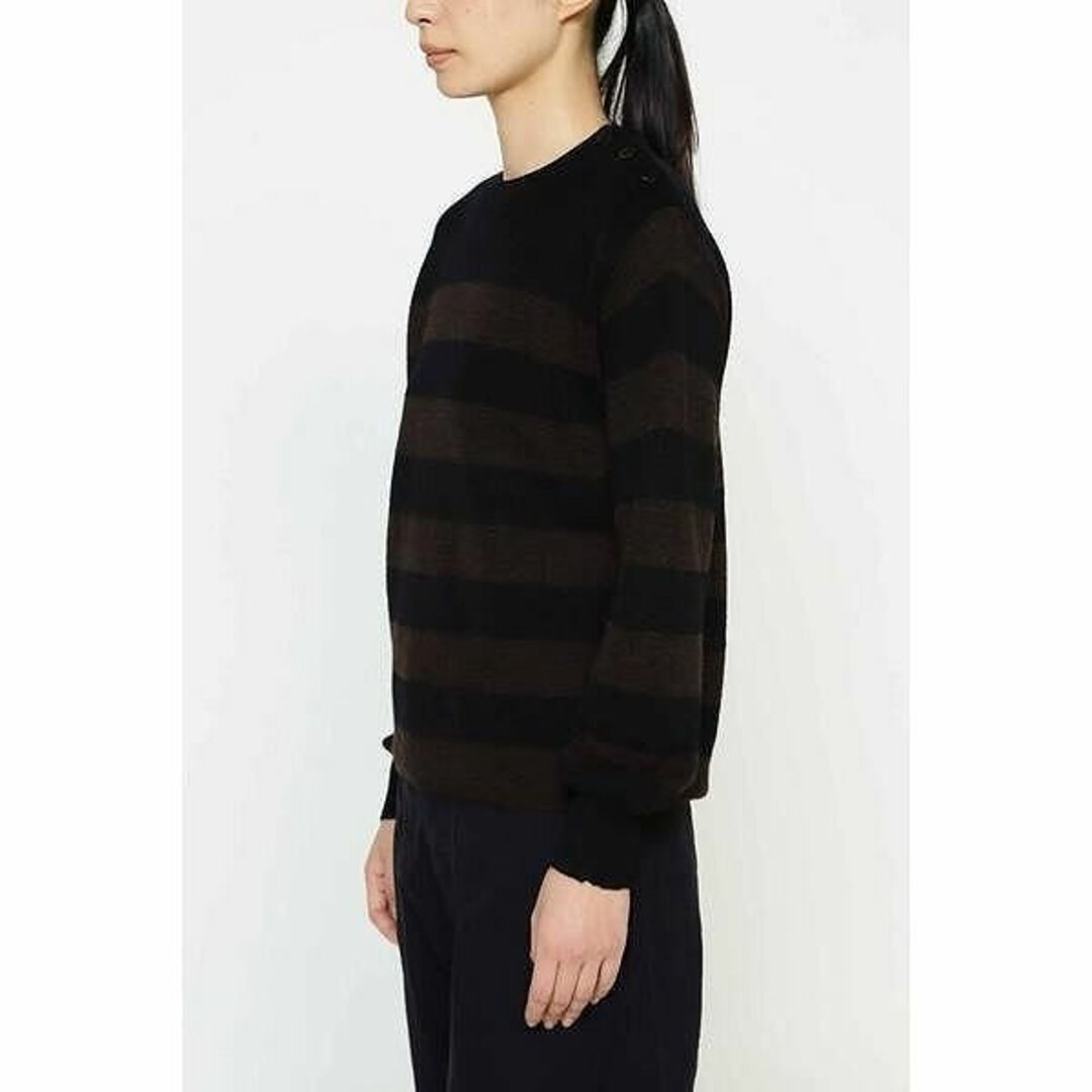 MHL. - 美品 MHL 2020AW イタリア製 DRY WOOL ボーダーニット 2の通販