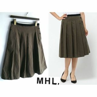 エムエイチエル(MHL.)のMHL. 16AW WOOL COTTON HEAVY TWILL スカート Ⅰ(ひざ丈スカート)