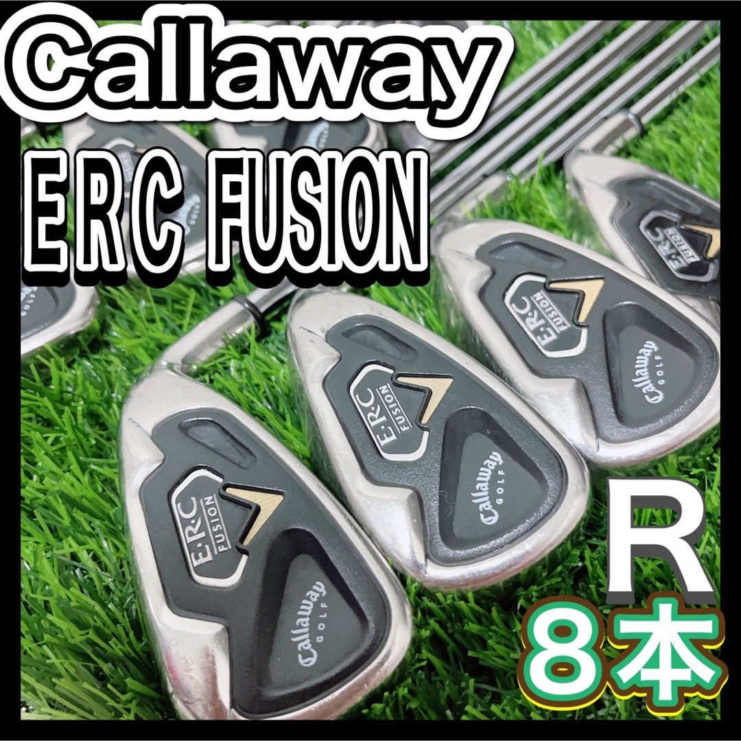 キャロウェイ　ERC FUSION アイアン　8本　メンズ　ゴルフセット | フリマアプリ ラクマ
