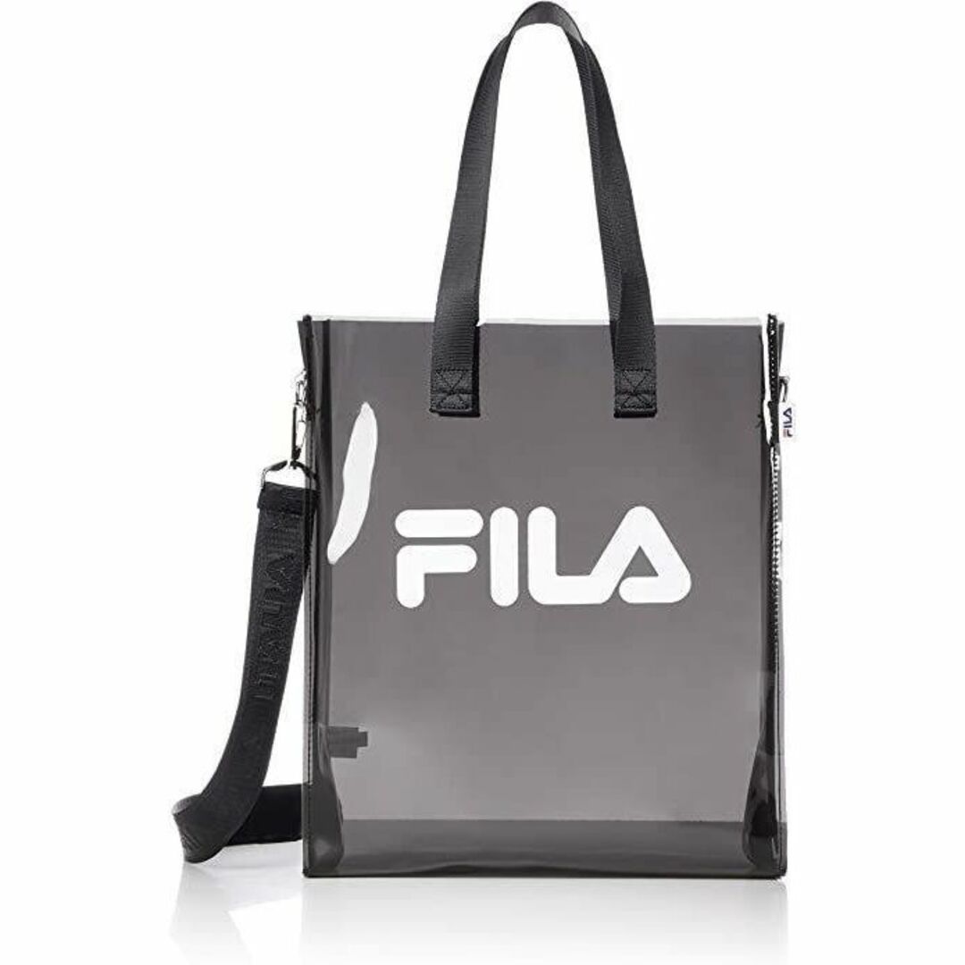 FILA(フィラ)の【新品】[ブラック]  FILA クリアトートバッグ FM2146 ③ レディースのバッグ(トートバッグ)の商品写真