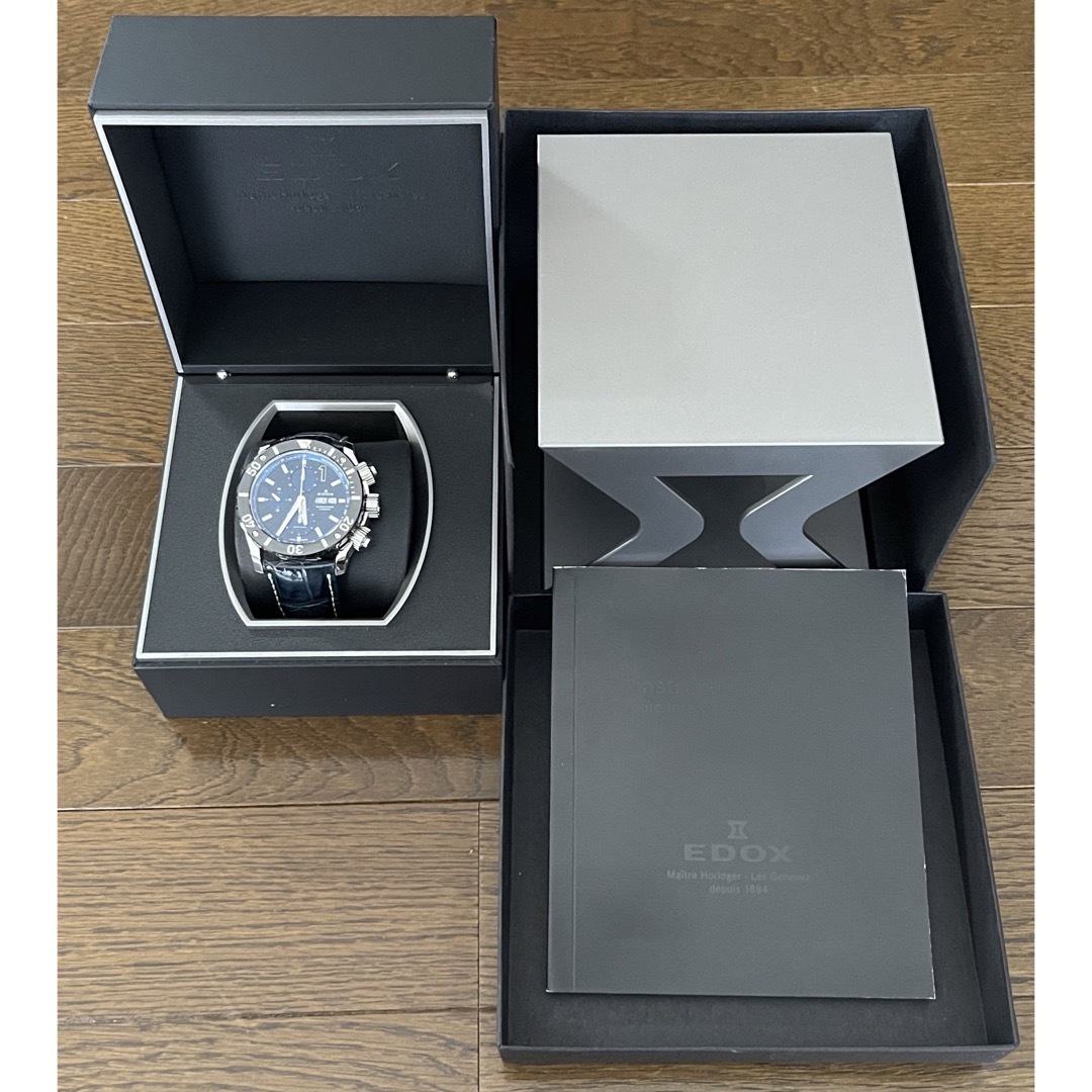 EDOX   クラス1 クロノオフショア 01114-3-BUIN-L 自動巻