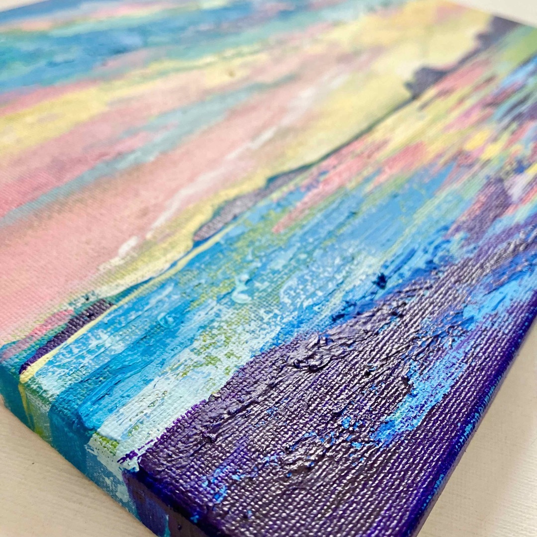 マジックアワー*テクスチャーアート 絵画 風景画 海 抽象画 マジックアワー*テクスチャーアート 絵画 風景画 海 抽象画
