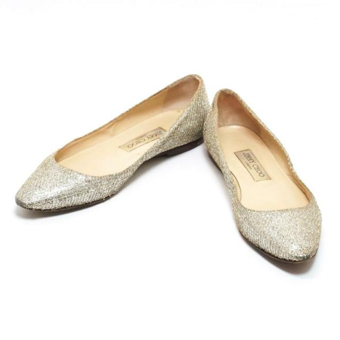 JIMMY CHOO - ジミーチュウ フラットシューズ 37 1/2 -の通販 by