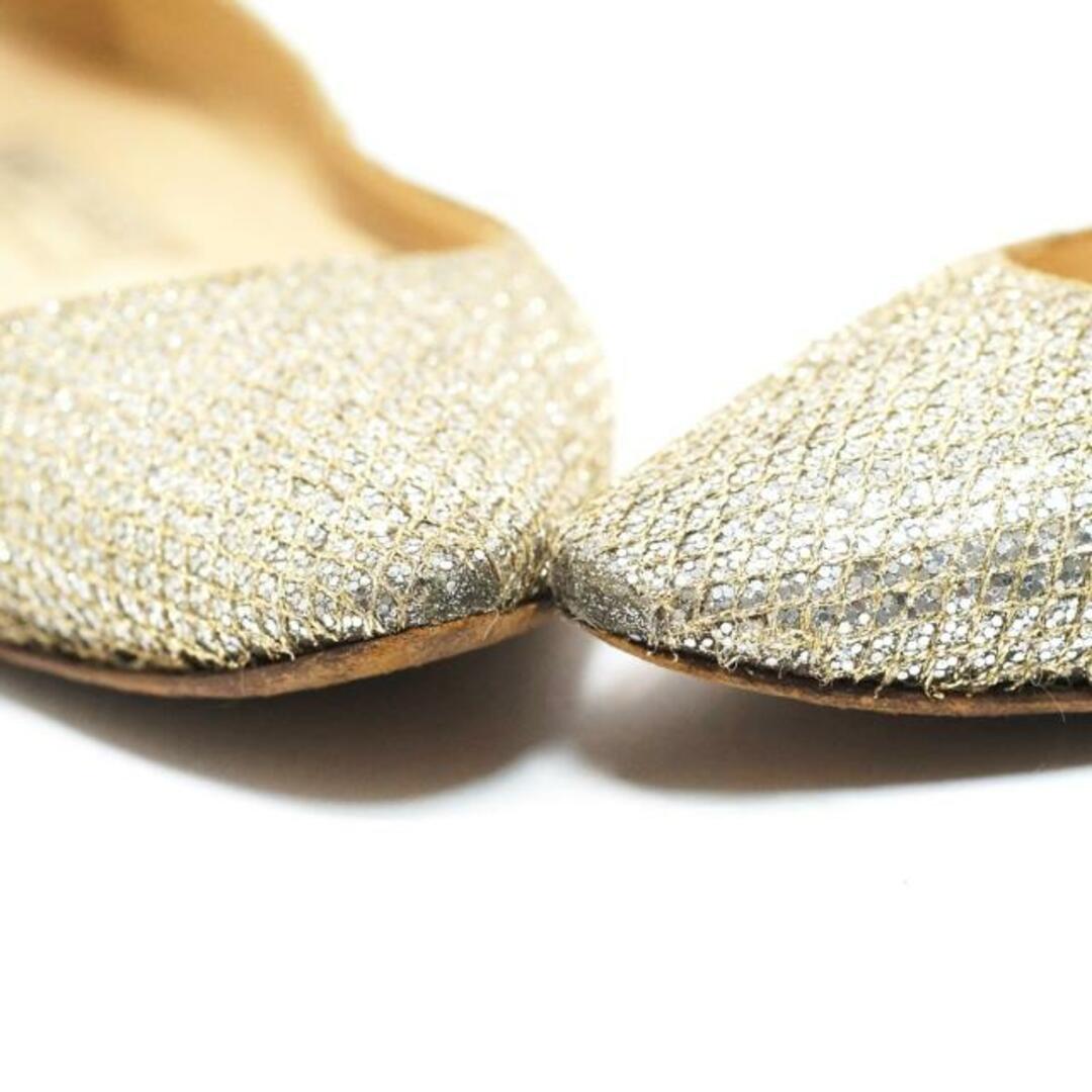 JIMMY CHOO - ジミーチュウ フラットシューズ 37 1/2 -の通販 by