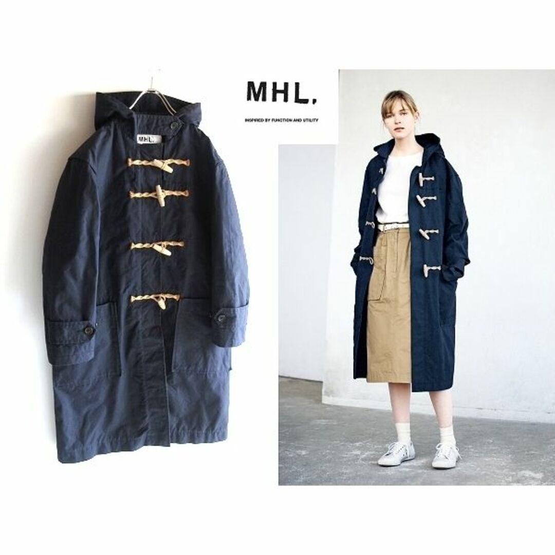 MHL. - 定価68200円 MHL 18SS WAXED COTTON ダッフルコートの通販 by