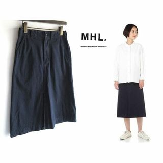 エムエイチエル(MHL.)のMHL. 2018AW YARN DYE COTTON TWILL スカート 1(その他)
