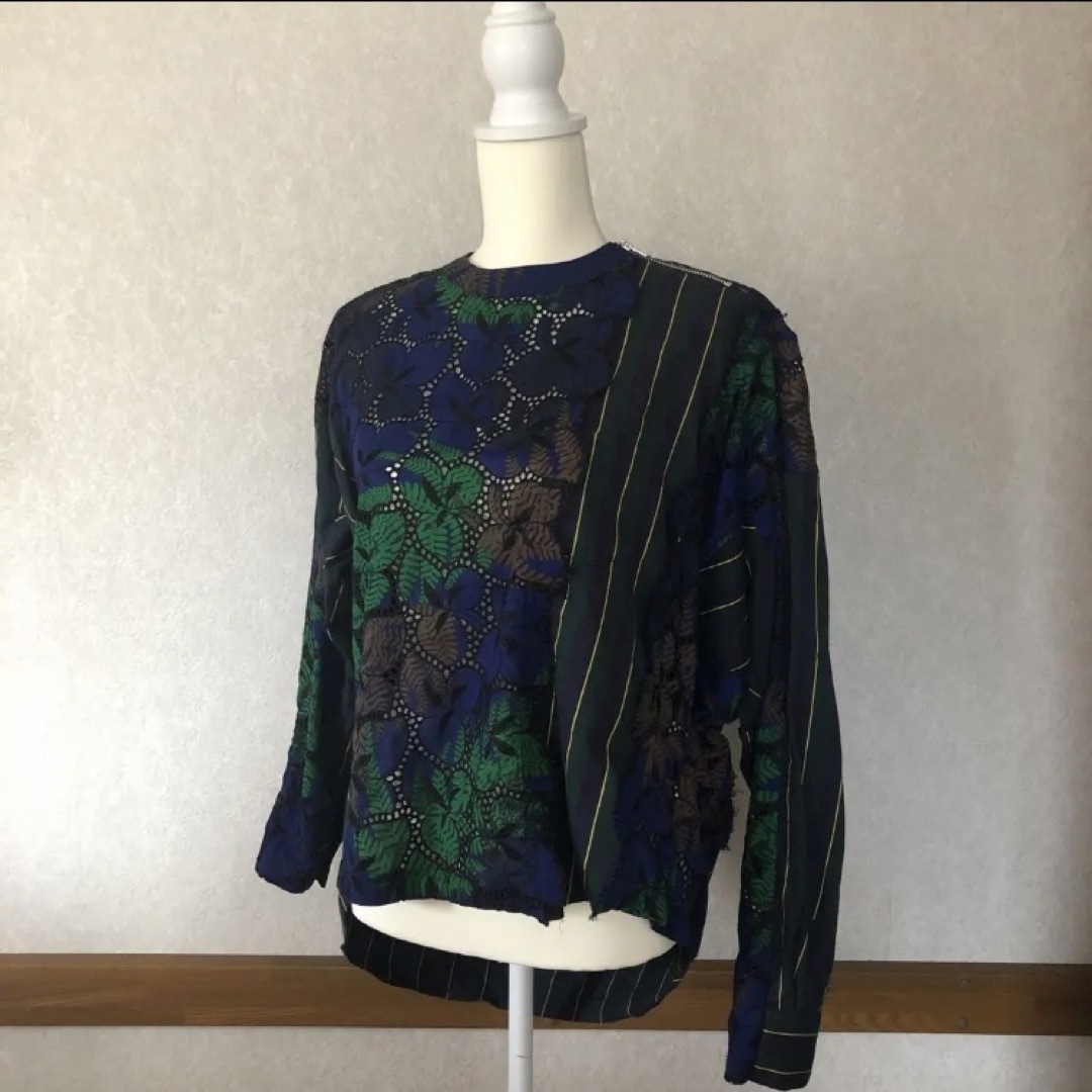 sacai - 美品 サカイ ドッキングブラウス ブラウスの通販 by にな子's