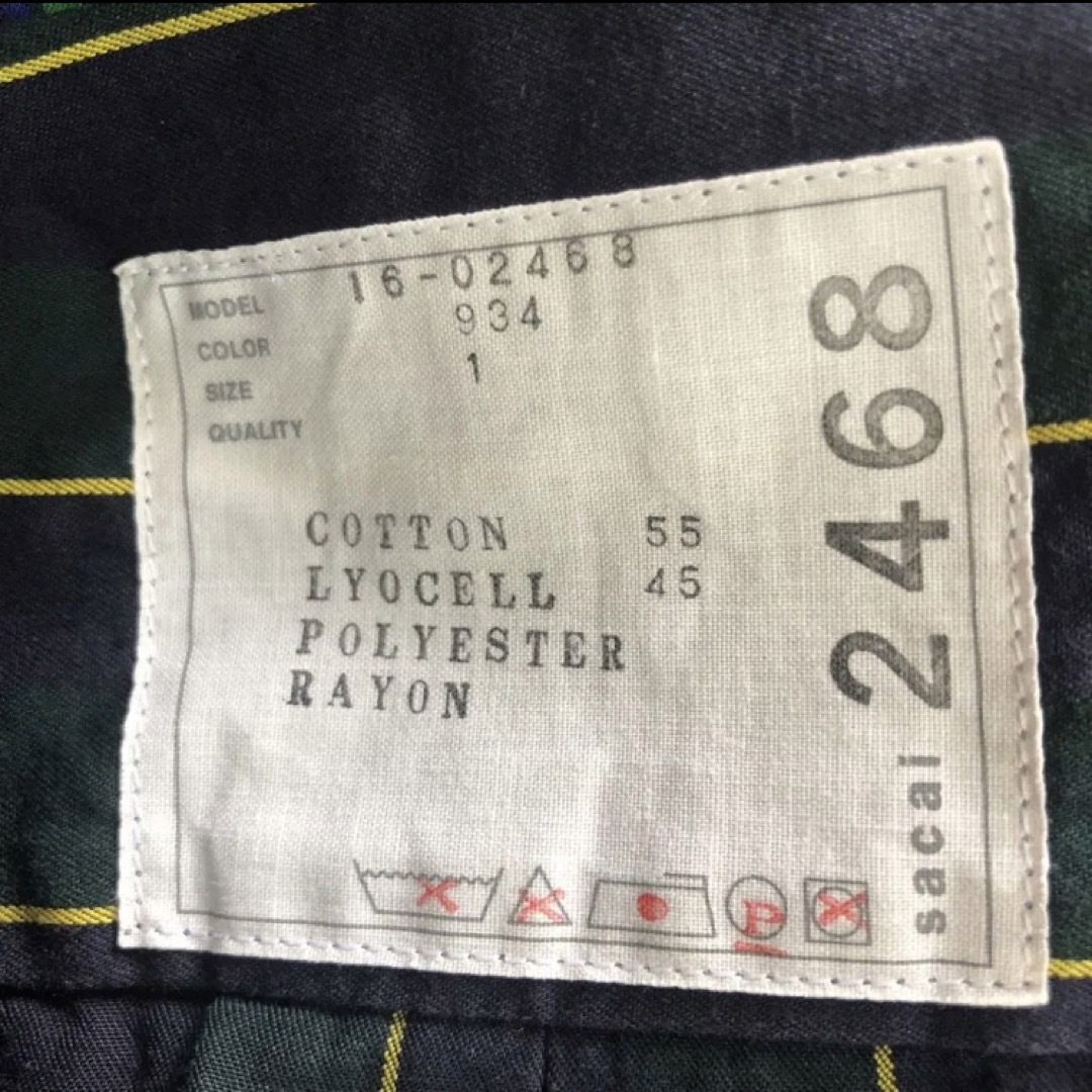 sacai - 美品 サカイ ドッキングブラウス ブラウスの通販 by にな子's