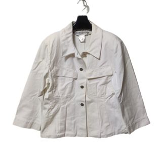 シャネル ヴィンテージ デニムジャケット 00C ホワイト 42 | www