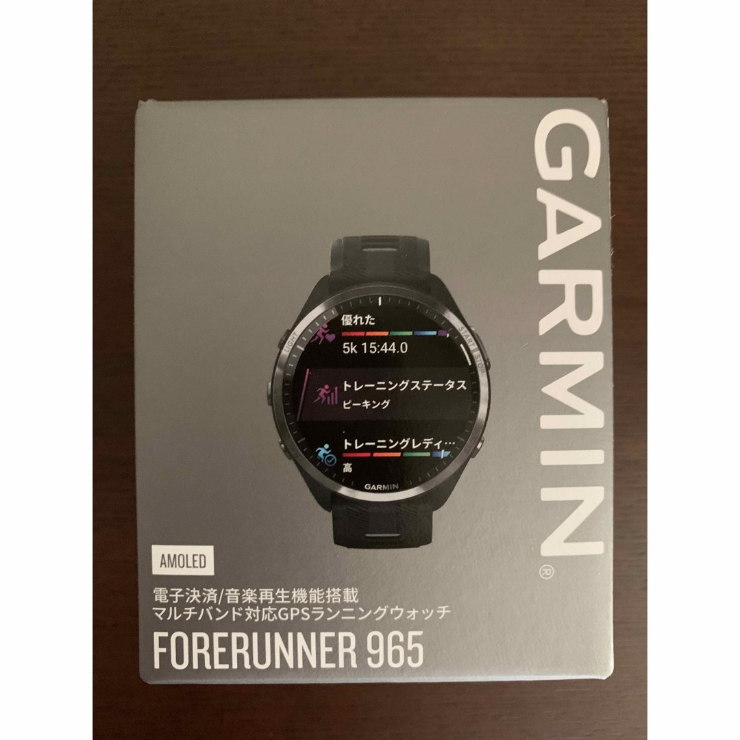 【新品】GARMIN ガーミン Forerunner 965 Black 黒