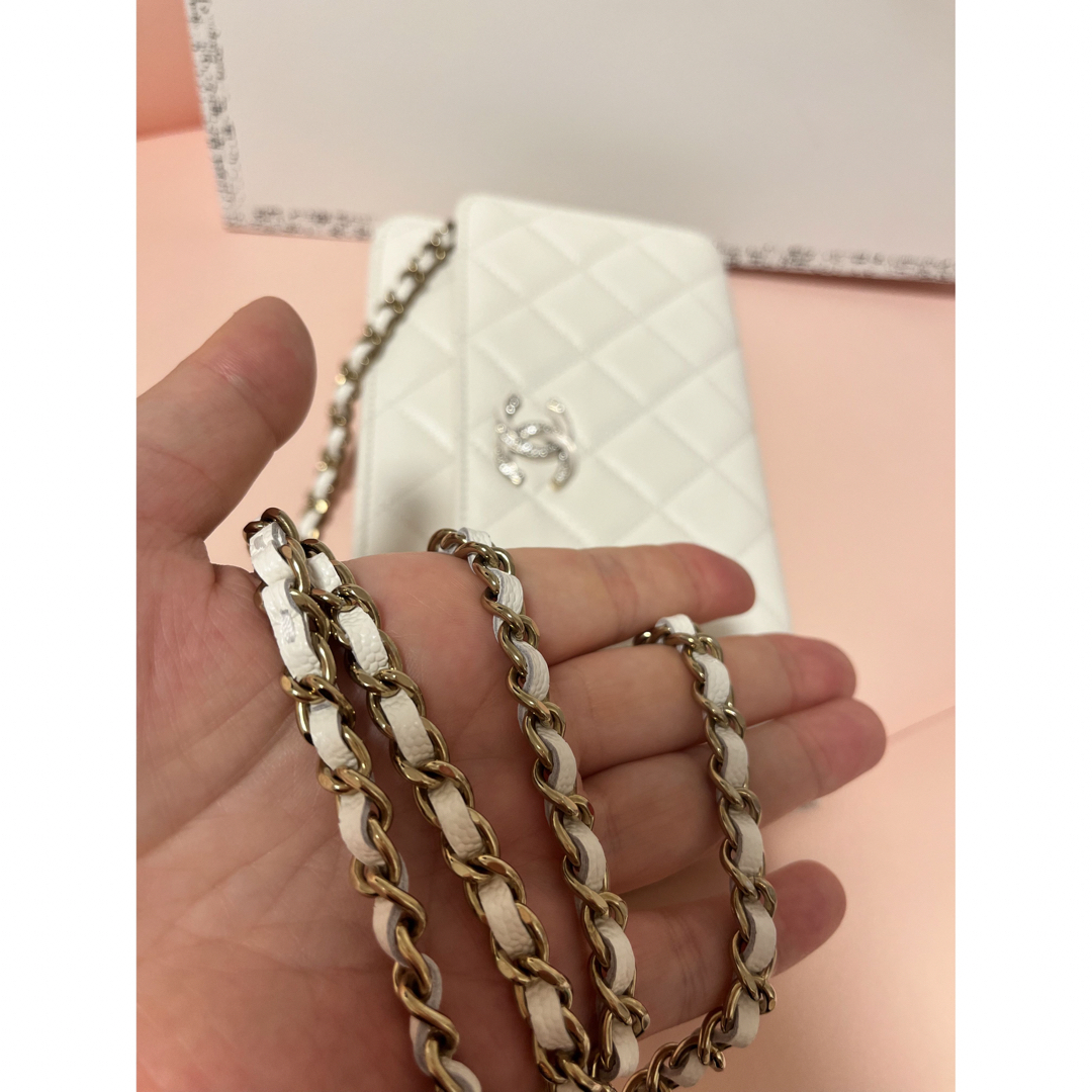 CHANEL(シャネル)のCHANEL チェーンウォレット　キャビアスキン レディースのファッション小物(財布)の商品写真