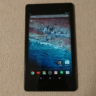 エイスース(ASUS)の動作確認済み Nexus7 16GB ブラック 2013 Wi-Fiモデル(タブレット)