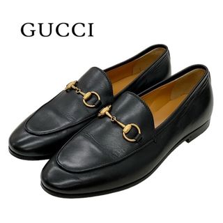 グッチ(Gucci)のグッチ レザー ローファー ブラック(ローファー/革靴)